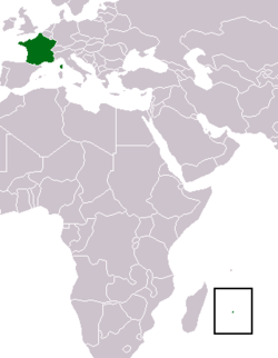 map department La Réunion